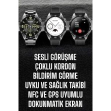 Veraura Lifestyle Akıllı Saat Titreşimli Pusula Nabız ve Tansiyon Ölçer Nfc Uyumlu
