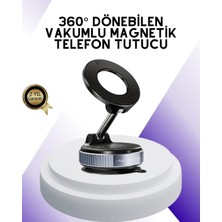 Veraura Lifestyle Manyetik Araç Telefon Tutucu 360 Derece Dönebilen Vakumlu Stand