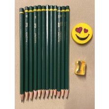 Staedtler Studi Drawing Pencil Çizim Kalemi Seti Hb 2b 3b + Silgi + Kalemtıraş 10'lu Set