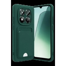 Veraura Lifestyle Xiao Red Note 15 Pro 5g Kelvin Kartvizitli Silikon - Koyu Yeşil