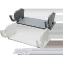 Veraura Lifestyle 31 x 12CM Filli Tutacaklı Plastik Etejer