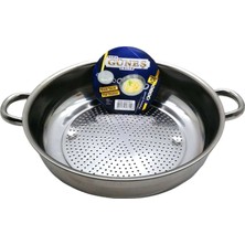 Veraura Lifestyle No-1 - 26CM Basık Süzek Metal Süzgeç