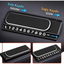 Veraura Lifestyle Kayar Kapaklı Torpido Üstü Fosforlu Numaratör