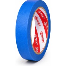 Bumy Mavi Marin Maskeleme Bandı 24 mm x 30 mt 80°c Isıya Dayanıklı Bant 135 Mikron Bantı Bantları