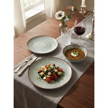 altabi Porselen 24 Parça Yemek Takımı Vintage Desen Zarafet