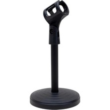 Veraura Lifestyle Magicvoice DS-101 Metal Masa Üstü Mikrofon Tutacağı (Döküm Ağır Taban, 28MM Klips, Ayarlanabilir Açı)