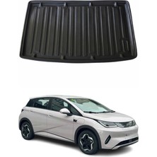 Omac Byd Dolphin 2024+ Uyumlu Araca Özel Kauçuk Tpe Bagaj Havuzu Siyah Alt Kademe Için