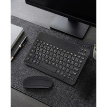 Veraura Lifestyle Bluetooth Klavye Mouse Seti Taşınabilir Wireless Bilgisayar Aksesuarı