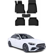 Omac Mercedes C Series W206 2022-2026 Uyumlu 4d Havuzlu Paspas Kauçuk Siyah 5 Parça