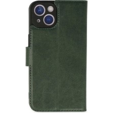 Veraura Lifestyle Apple iPhone 14 Plus Kılıf Trend S Plus Kapaklı Kılıf - Yeşil