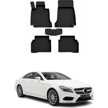 Omac Mercedes Cls C218 2010-2018 Uyumlu 4d Havuzlu Paspas Kauçuk Siyah 5 Parça
