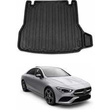 Omac Mercedes Cla C174 Elektrik 2025+ Uyumlu Araca Özel Kauçuk Tpe Bagaj Havuzu Siyah