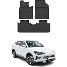 Omac Byd Seal U Ev 2024-2026 Uyumlu 4d Havuzlu Paspas Kauçuk Siyah 3 Parça