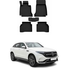 Omac Mercedes Eqc Suv (N293) 2019-2026 Uyumlu 4d Havuzlu Paspas Kauçuk Siyah 5 Parça