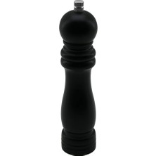 Veraura Lifestyle Siyah Ahşap Büyük= Çap: 4.5cm - Uzunluk: 19.5cm Tuz - Baharat Öğütücü