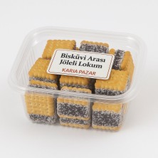 Feyz Kuruyemiş Bisküvi Arası Jöleli Lokum 250 g | Lokumlu Bisküvi