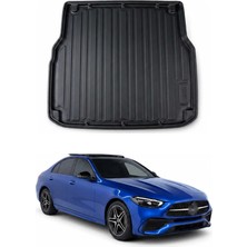 Omac Mercedes C Serisi W206 Sedan 2021+ Uyumlu Araca Özel Kauçuk Tpe Bagaj Havuzu Siyah