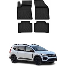 Omac Dacia Jogger 2022-2026 Uyumlu 4d Havuzlu Paspas Kauçuk Siyah 5 Parça