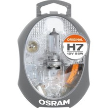 Oto Mısırlı Osram H7 Yedek Ampul Seti Araç Ampul Seti Acil Set 9 Parça