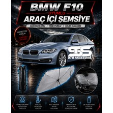 STS Oto Aksesuar Bmw F10 Araç Ön Cam Güneşliği Katlanabilir Şemsiye Oto Güneşlik Uv Korumalı Gölgelik Araba Oto Şemsiyesi