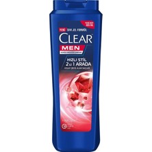 Clear Şampuan Men Hızlı Stil 350 ml