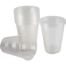 Şengür Ambalaj Lindera 180CC Plastik Bardak - 100'LÜ Paket - 5'li Paket