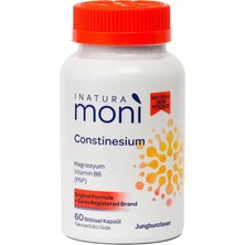 Moni Vitamins Inatura Moni Constinesium Magnesium, Vitamin B6, Potasyum 60 Bitkisel Kapsül