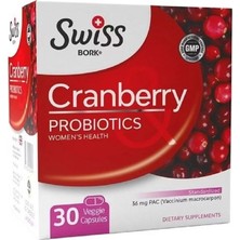 Swiss Bork Cranberry With Probitics 30 Veggie Kapsül