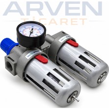 Expflex Bfc 4000 1/2” Ikili Hava Şartlandırıcı Filtre Regülatör Yağlayıcı Manometreli