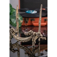 Dmt Copper Home %100 Pirinç Dekoratif Stand Fotoğraf Tutacağı 15X13 cm El Işçiliği Vintage Masaüstü Resimlik