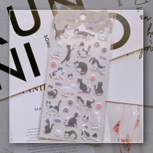 Papatya Craft E3-1 Sayfa Kedi Sticker