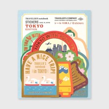 Travel's Company A23-TN Notebook Sticker 10 Adet - Tokyo Edition