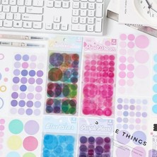 Papatya Craft E3-6 Sayfa Puantiye Pet Sticker - Renk : Pembe