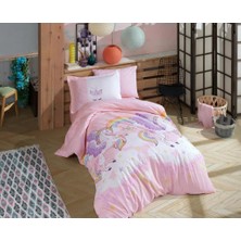 Colezium Tek Kişilik Poplin Nev Takımı Magical Pembe