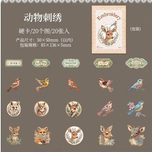 Papatya Craft P18-20 Adet Nakis Die Cut Sticker