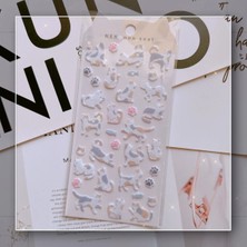 Papatya Craft E3-1 Sayfa Kedi Sticker