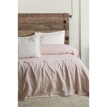 Colezium Şaheser Home Collection Yatak Örtüsü Seti Çift Kişilik Derek Pudra