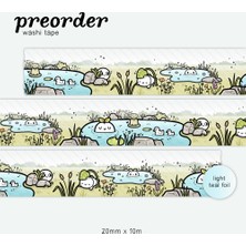 Papatya Craft G9-The Coffee Monster Washi Tape Pondering Pond