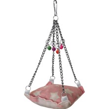 Colezium Yıldız Desenli Minder ve Çanlı Kuş Hamağı 9*9-18 cm