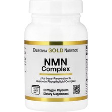California Gold Nutrition Nmn Complex, 60 Vejetaryen Kapsül