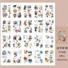 Papatya Craft S8-20 Sayfa Pet Sticker
