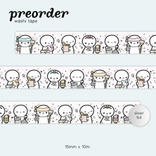 Papatya Craft G13-THE Coffee Monster Washi Tape Chores 3.0
