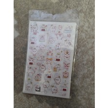 Papatya Craft U4-6 Sayfa Kore Tarzı Pet Sticker F