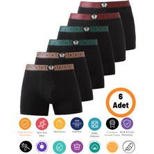 Du&Me Premium Erkek Boxer Pamuklu Likralı, Esnek Yapı, Şık Hediyelik Eşya
