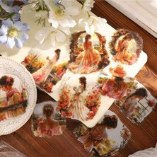 Papatya Craft P10-10 Adet Kız Pet Sticker