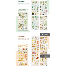 Papatya Craft W4-4 Sayfa Ajanda Sticker - Numara : 2