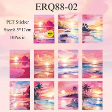 Papatya Craft U2-10 Sayfa California Sunset Pet Sticker