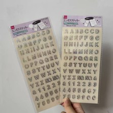 Papatya Craft E2-Daiso 1 Sayfa Alfabe Pet Sticker A