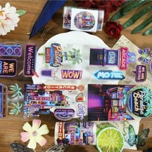 Papatya Craft G3-Dong 2m Hologramli Neon Light Pet Tape