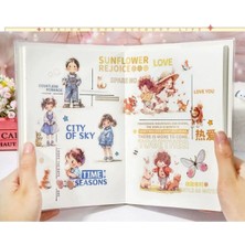Papatya Craft P4-15 Adet Mutlu Çocukluk Pet Sticker - Numara : 4